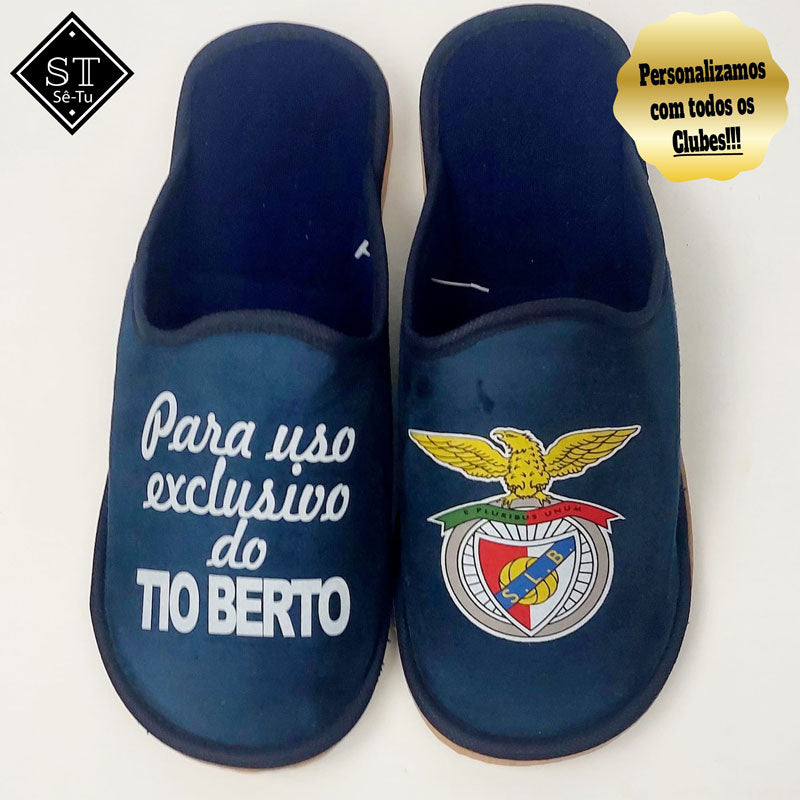 Chinelos Para uso Exclusivo do Tio... Benfica